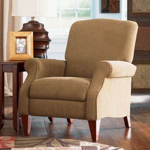 Charlotte High Leg Reclining Chair - Modern Accent Chair for Living Room, Bedroom & Office - Comfortable Lounge Chair with Adjustable Backrest for Relaxing, Reading & Napping