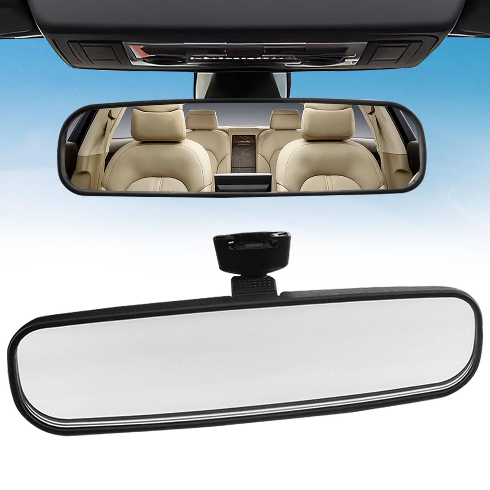 Toyota RAV4 Rear View Mirror Replacement 2004-2015 | Compatible with Echo, Celica, Yaris 2006-2016 & Prius 2011-2019 | OEM Part Numbers 87810-52041, 87810-52040, 87810-0WG00, 87810-0WG60 | Perfect for Night Driving & Enhanced Safety
