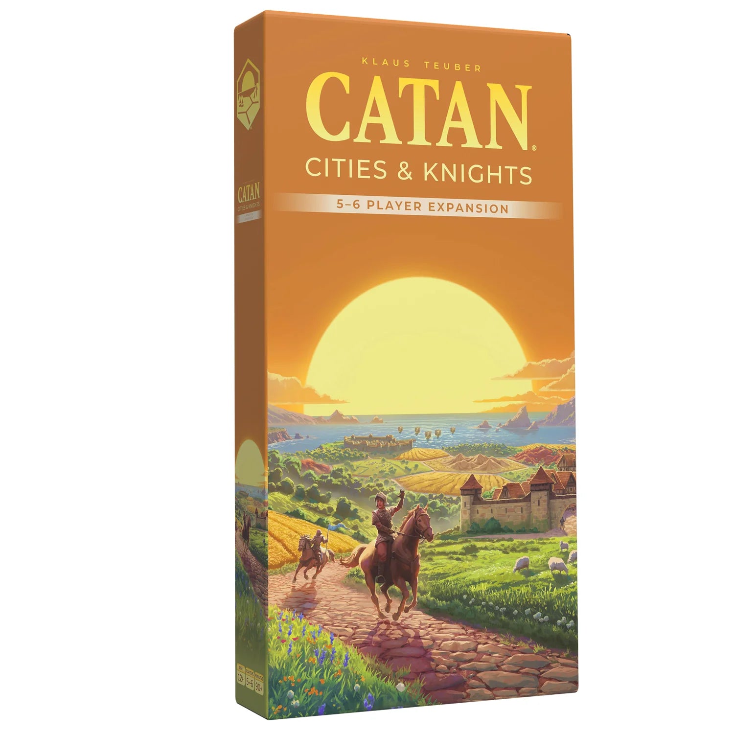Catan Cities & Knights 5-6 Player Expansion (6th Edition) - Board Game Extension for Family Game Nights & Strategy Game Enthusiasts