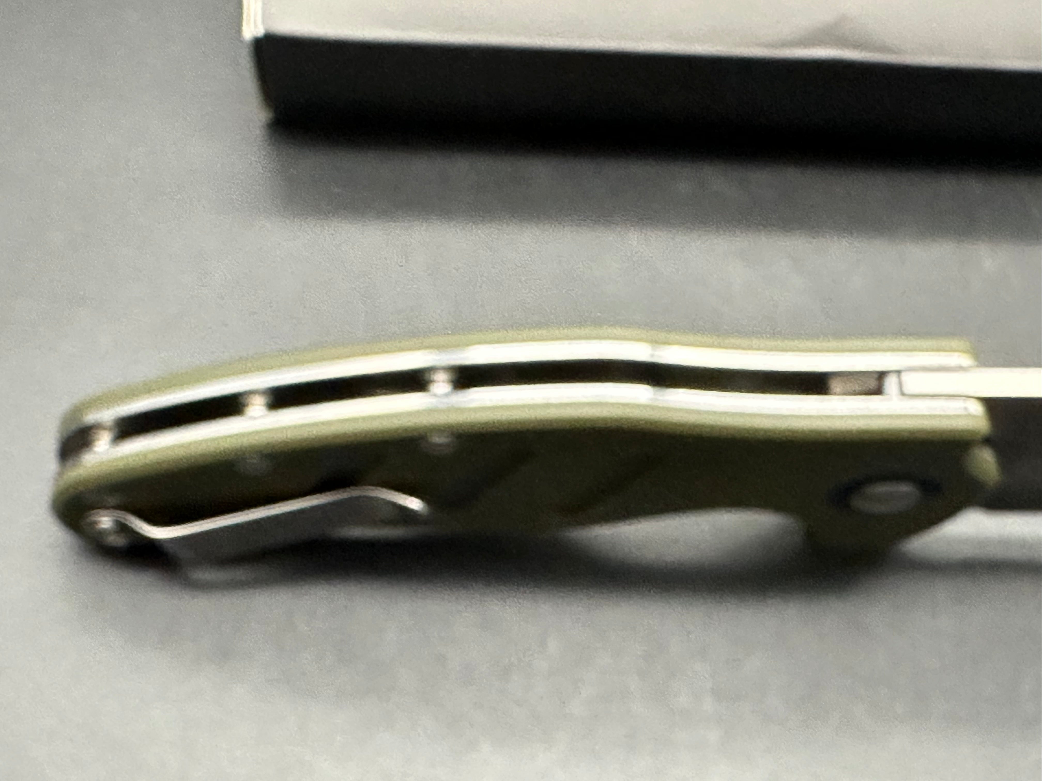 KIZER C01C XL Sheepdog Flipper Knife - OD Green G10 Handle, 154CM Blade - EDC, Outdoor Camping & Tactical Use
