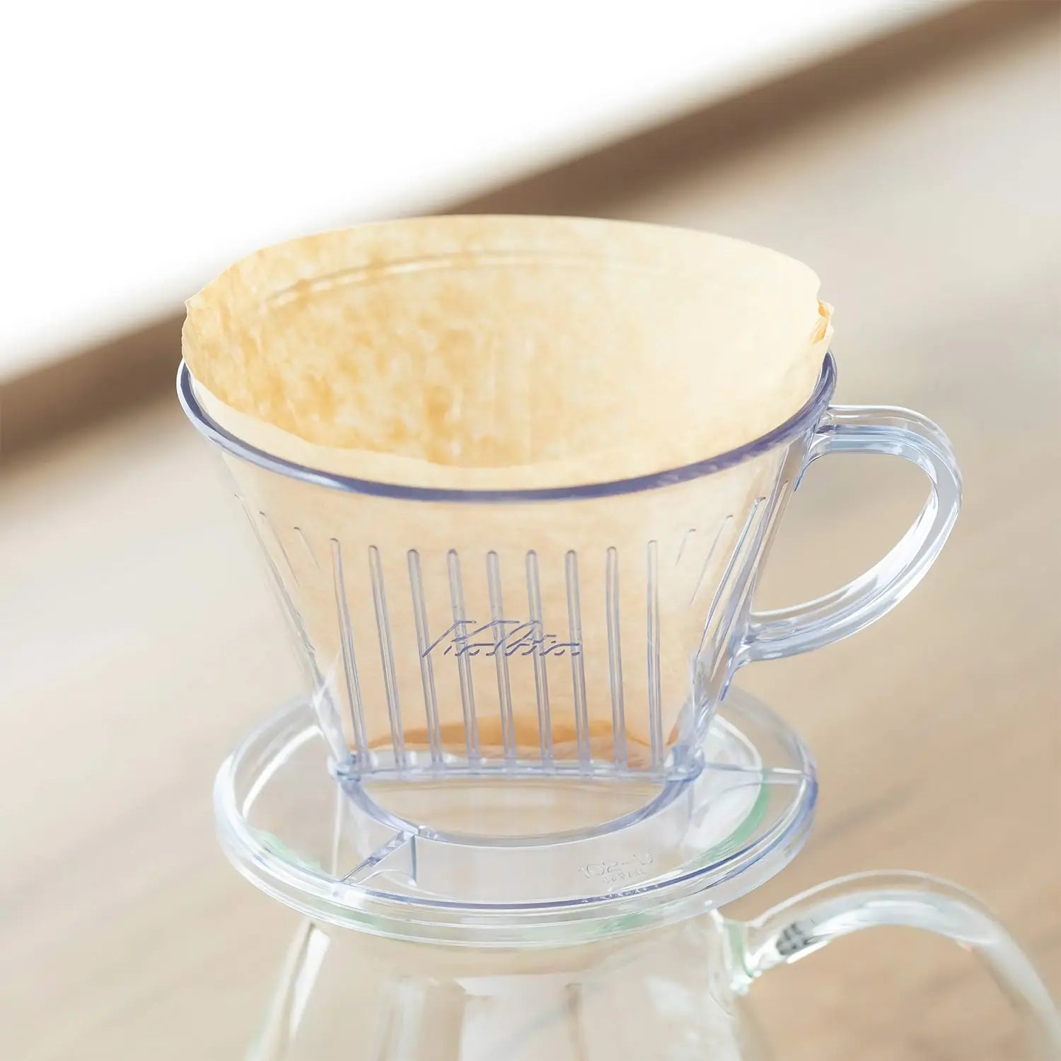 Kalita AS Resin Coffee Dripper - Japanese Pour Over Coffee Maker for Specialty Brewing - Perfect for Home, Office & Cafe Use