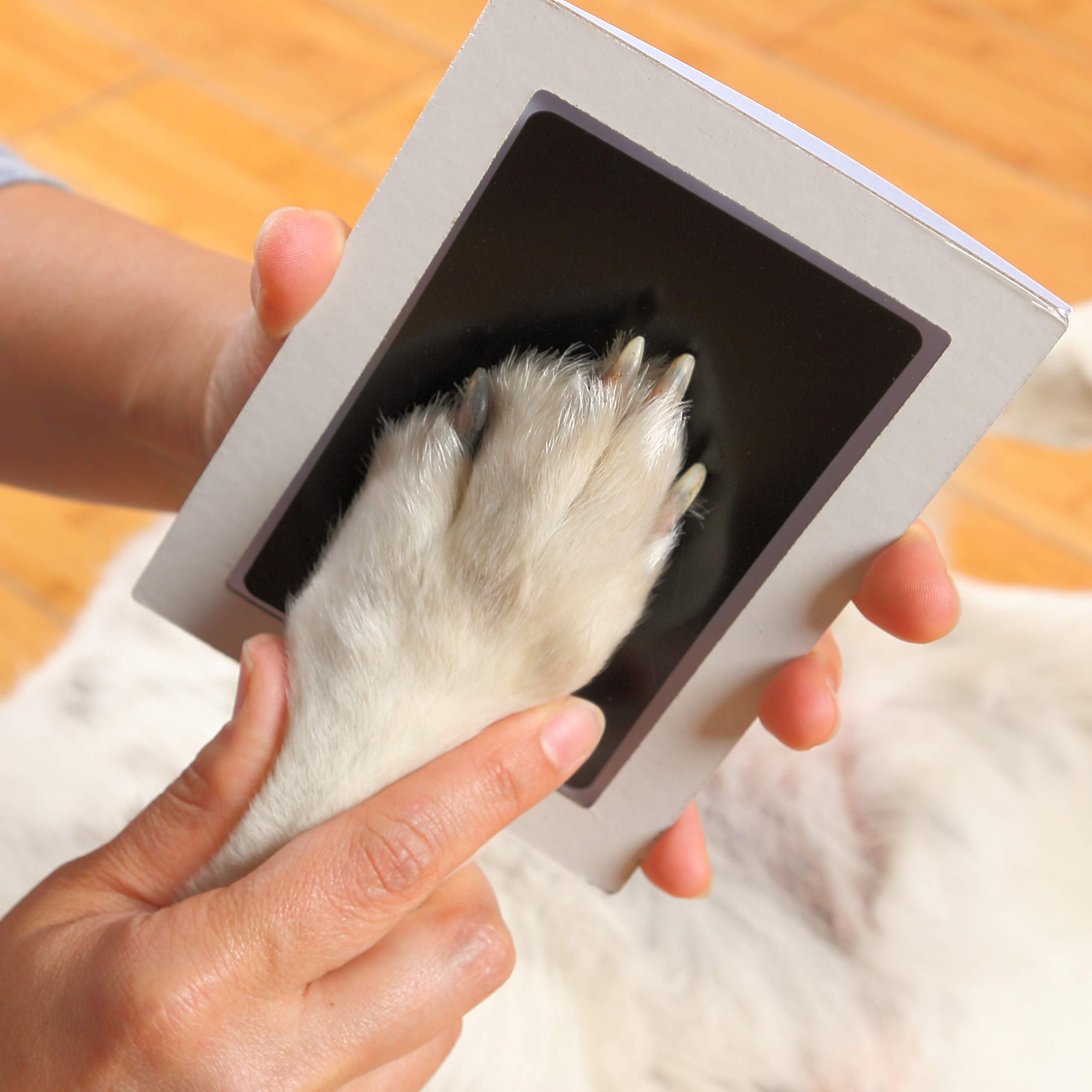 Eco-Friendly Green Pollywog Clean Touch Inkless Pad | Non-Toxic, Extra-Large Baby Handprint & Footprint Kit | Safe Inkless Print for Newborns & Pets | Perfect for Baby Memory Books, Nursery Decor & Dog Paw Print Keepsakes