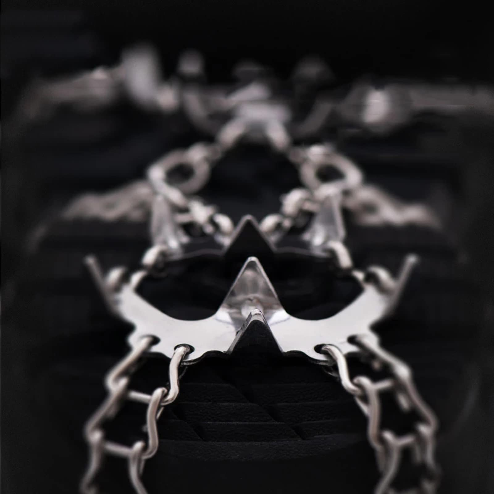 Anti-Slip Ice Climbing Crampons - Steel Spikes for Hiking Boots & Shoes | Winter Traction for Snow, Ice & Outdoor Adventures | Perfect for Mountaineering, Trail Hiking & Icy Conditions