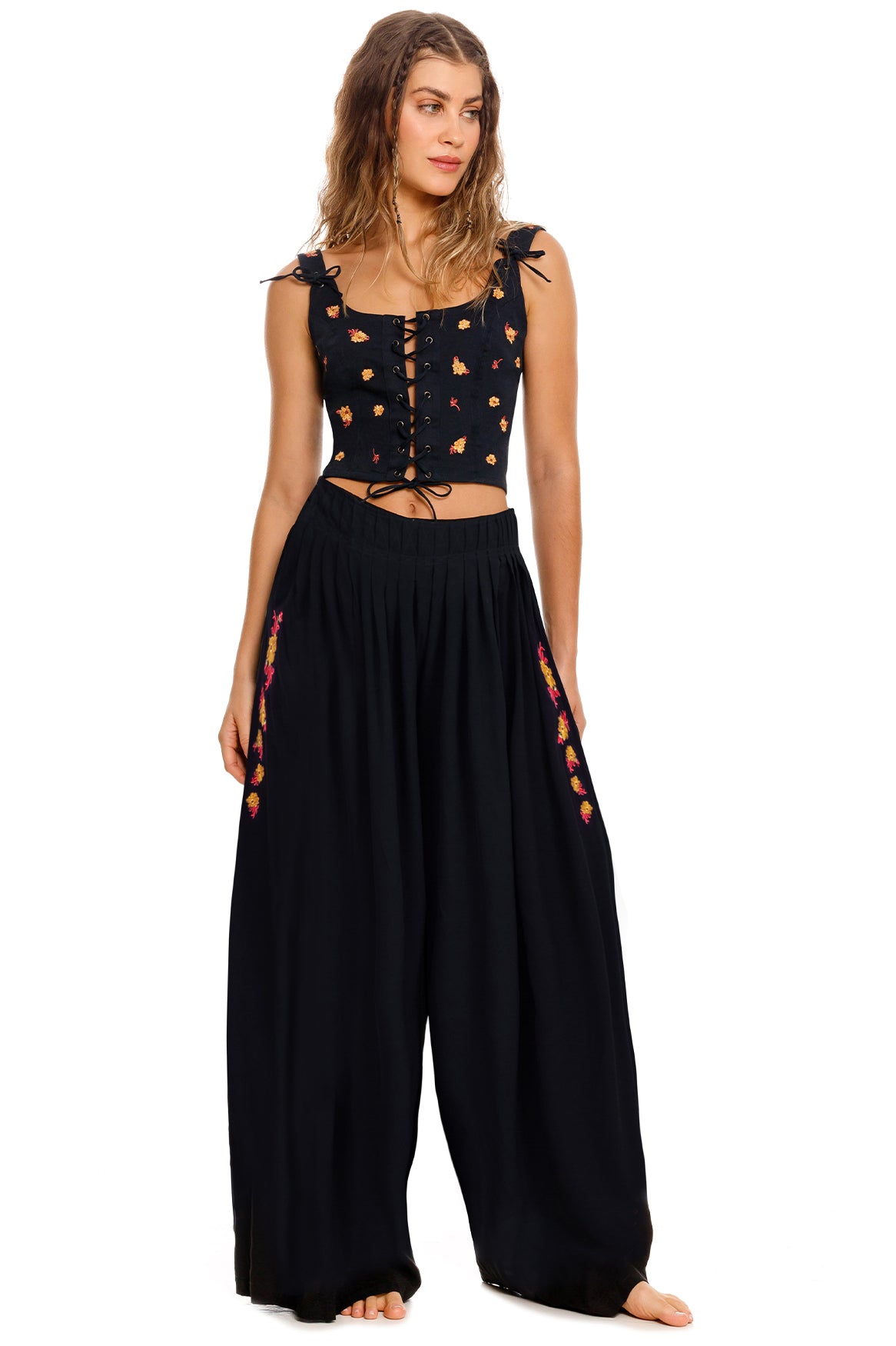 Dawn Chanty Crop Top 15455 - Women's Fashion Short Sleeve Casual Shirt for Summer Outfits, Beach Wear & Street Style