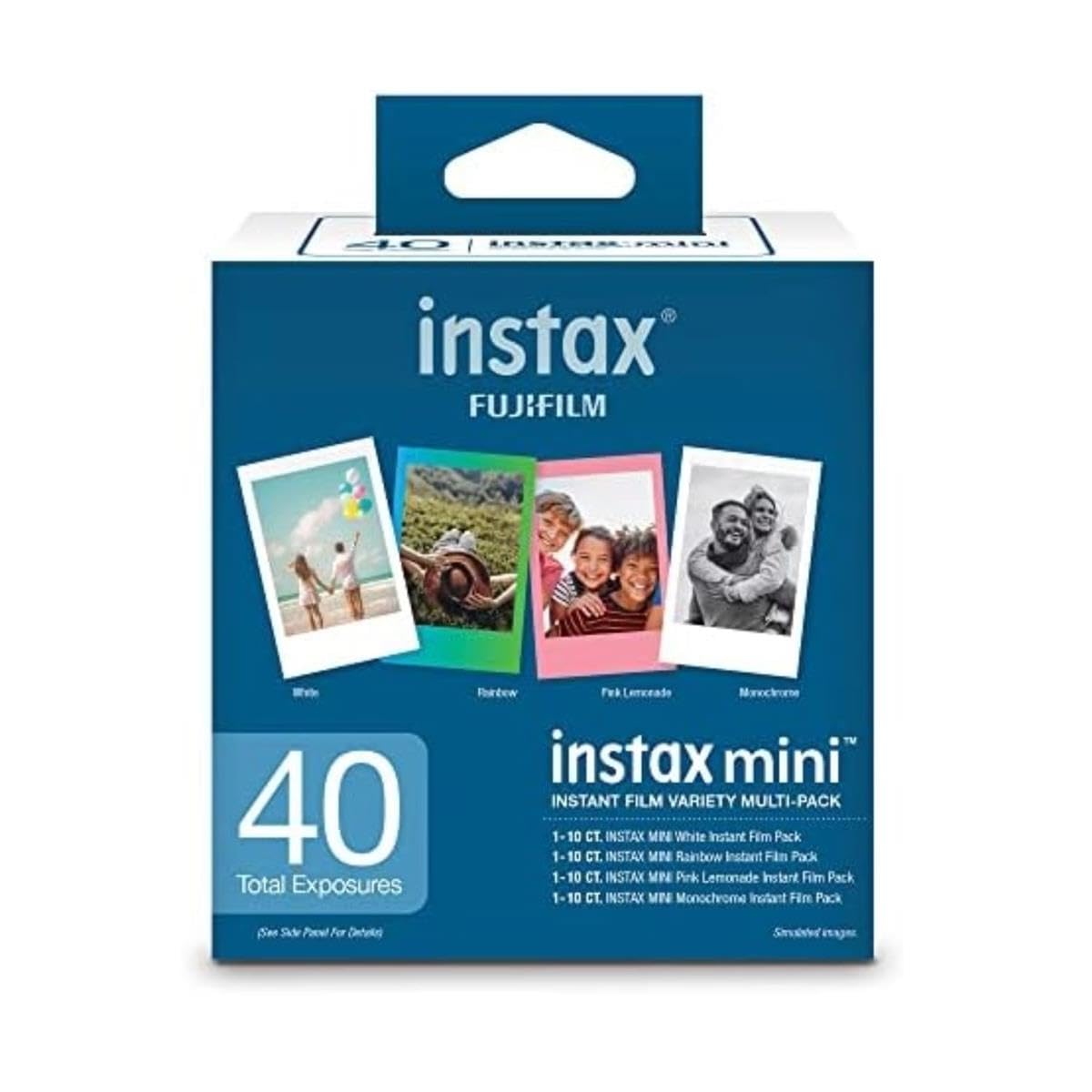Fujifilm Instax Mini Instant Film Variety Pack - 40 Sheets for Polaroid-Style Photos | Perfect for Parties, Weddings & Travel Memories