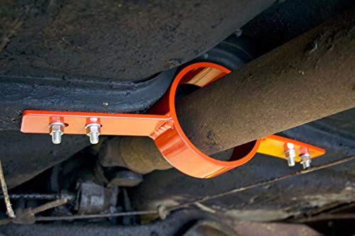 UMI Performance 4500-B Universal Drive Shaft Safety Loop - Heavy Duty Steel Construction for High-Performance Cars, Racing & Off-Road Vehicles
