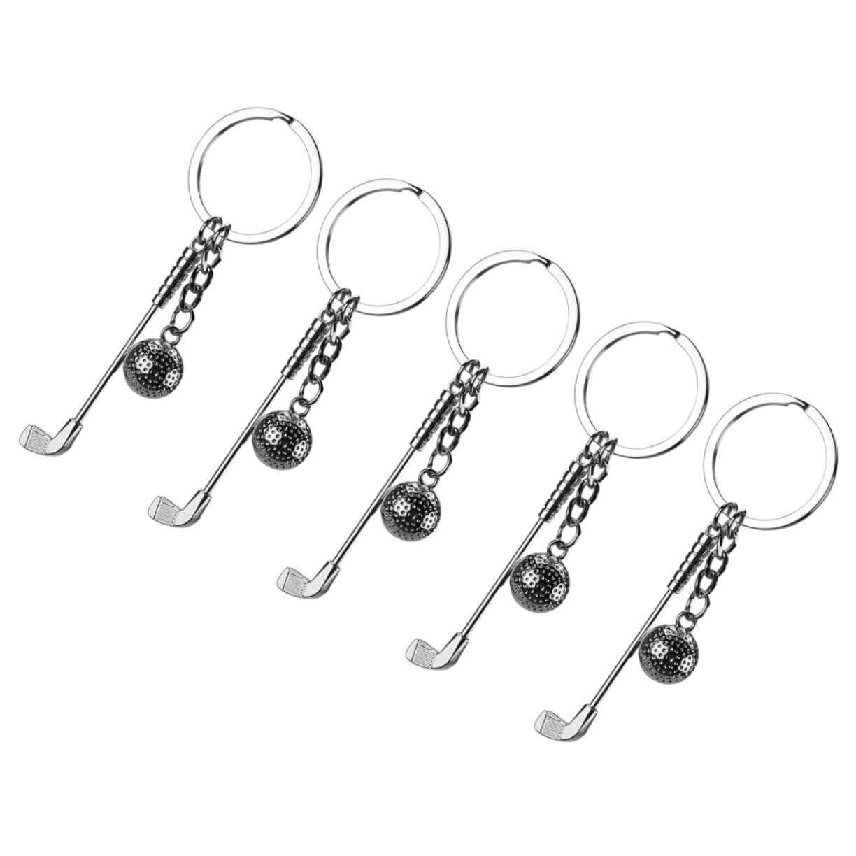BCOATH Unique Golf Cart Keychains for Men & Women - Stylish Sports Keyrings for Boys & Girls - Perfect for Golf Enthusiasts, Gift Ideas, and Everyday Use