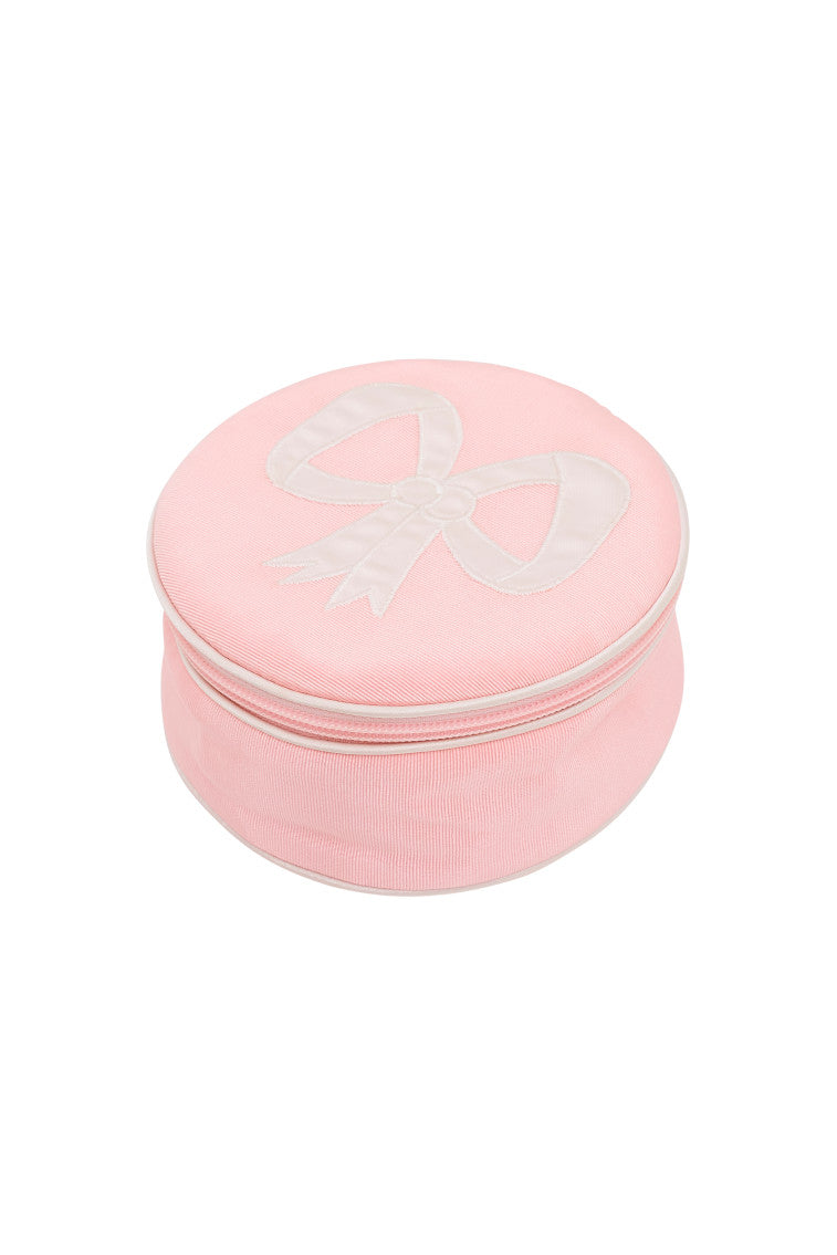 Walker Valentine Round Zip Jewelry Case - Travel Jewelry Organizer for Earrings, Rings & Necklaces | Perfect for Vacation, Bridal & Daily Use