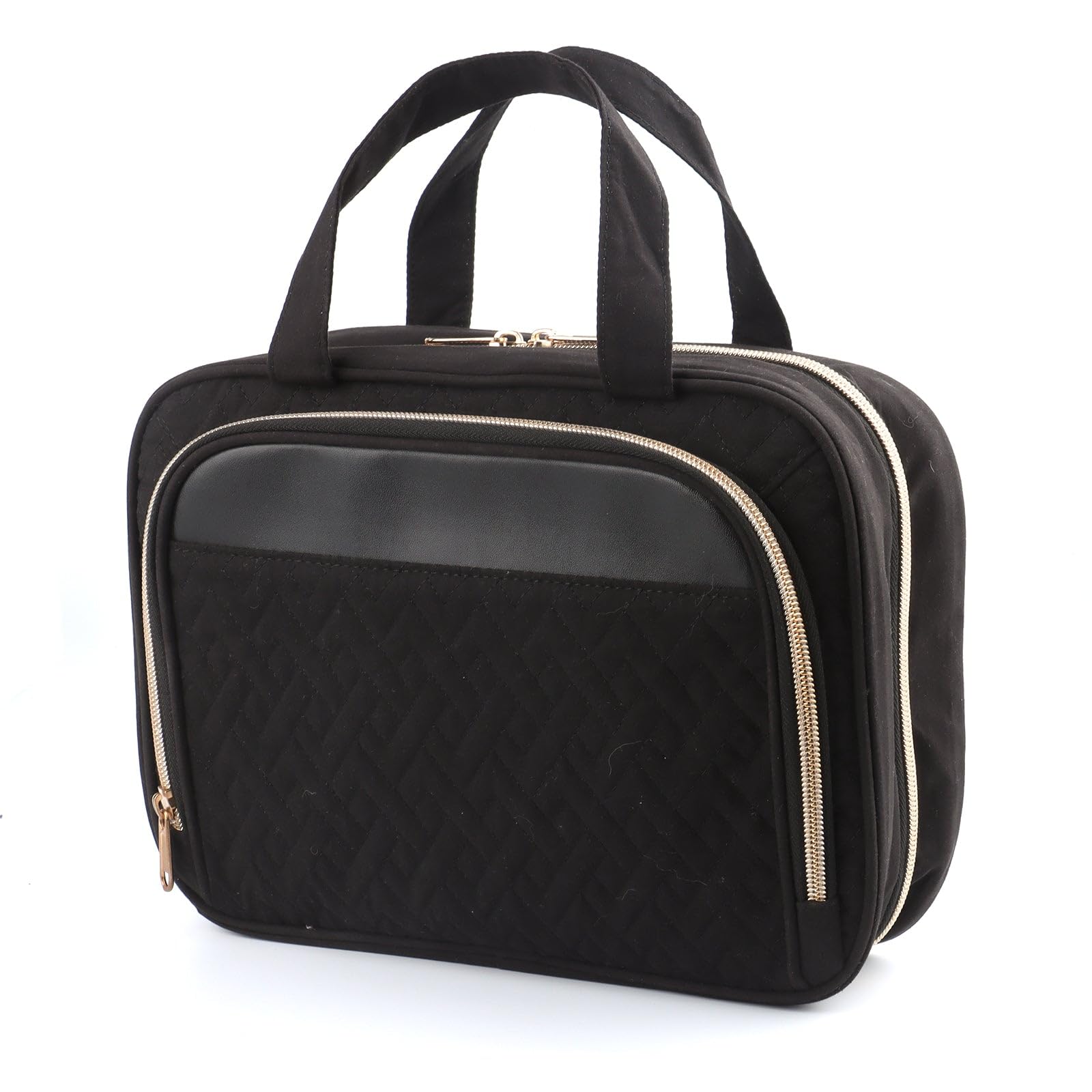 HOTOR Waterproof Hanging Toiletry Bag for Women & Men - Large Travel Makeup Organizer with Multiple Pockets | Perfect for Camping, Gym, Business Trips & Vacation Essentials (XS, Black)