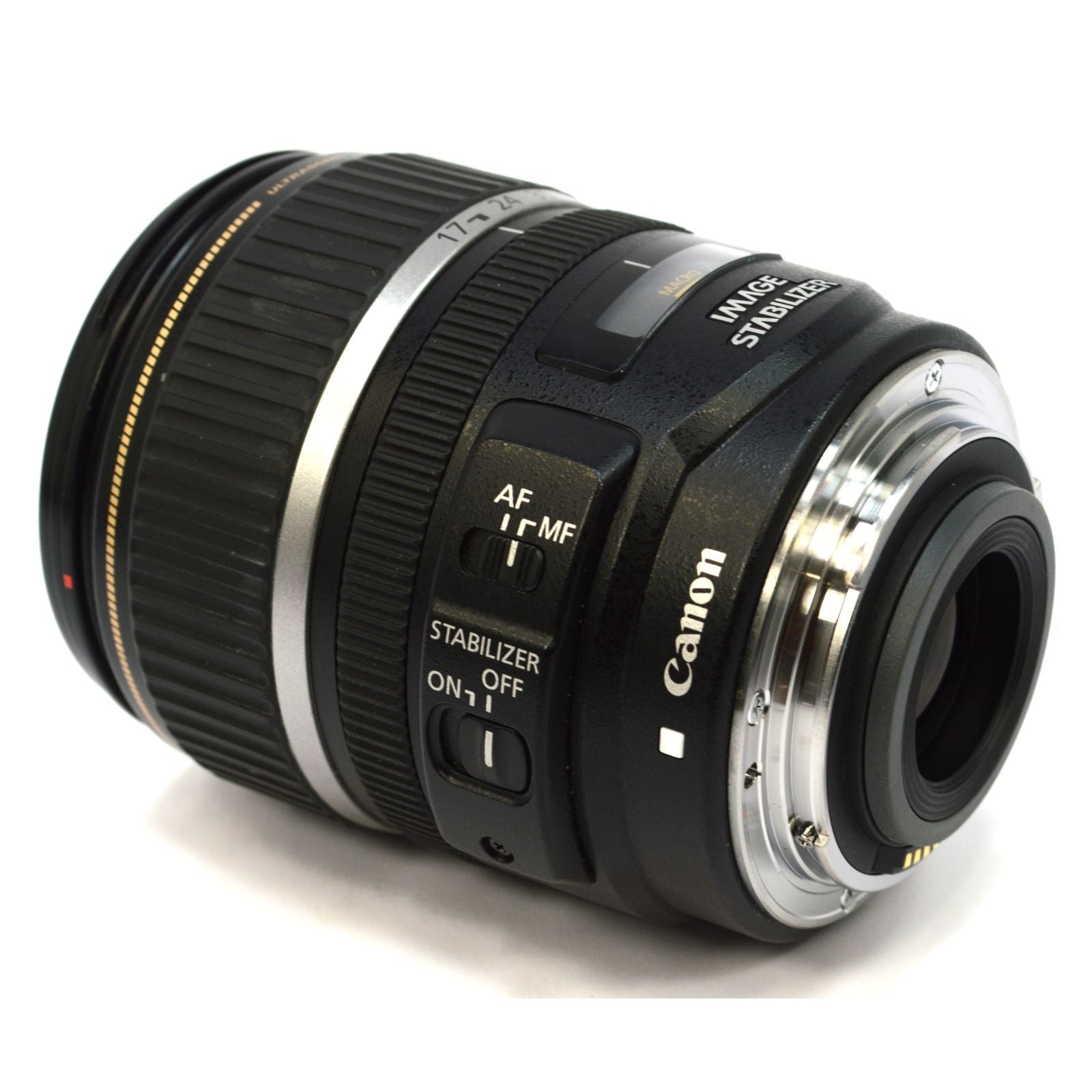Used Canon EF-S 17-85mm f/4-5.6 IS USM Zoom Lens with Front & Rear Caps - Perfect for Travel Photography & Everyday Shooting