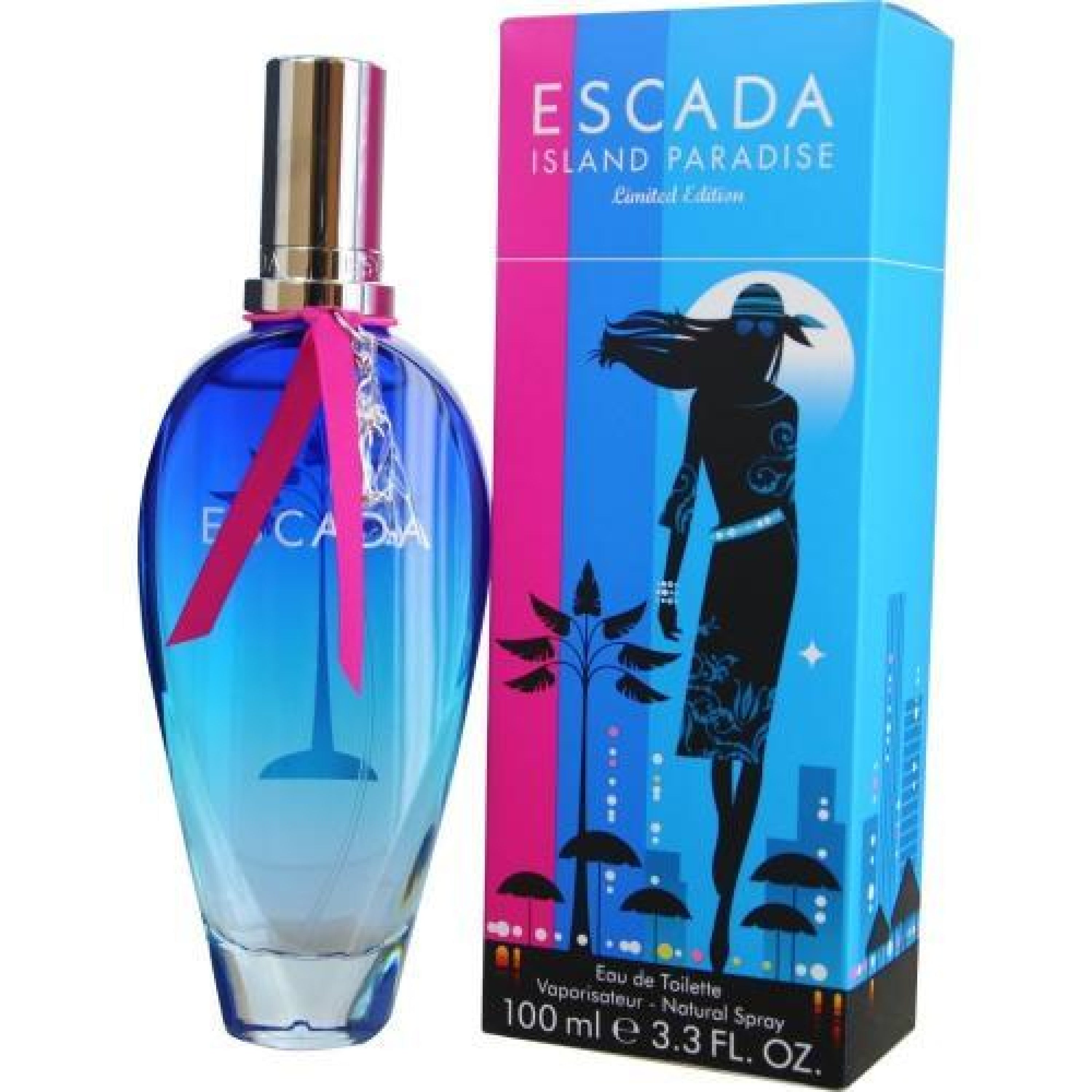 Escada Island Paradise 100ML Eau de Toilette Spray for Women - Tropical Floral Fragrance for Summer, Beach & Vacation Getaways