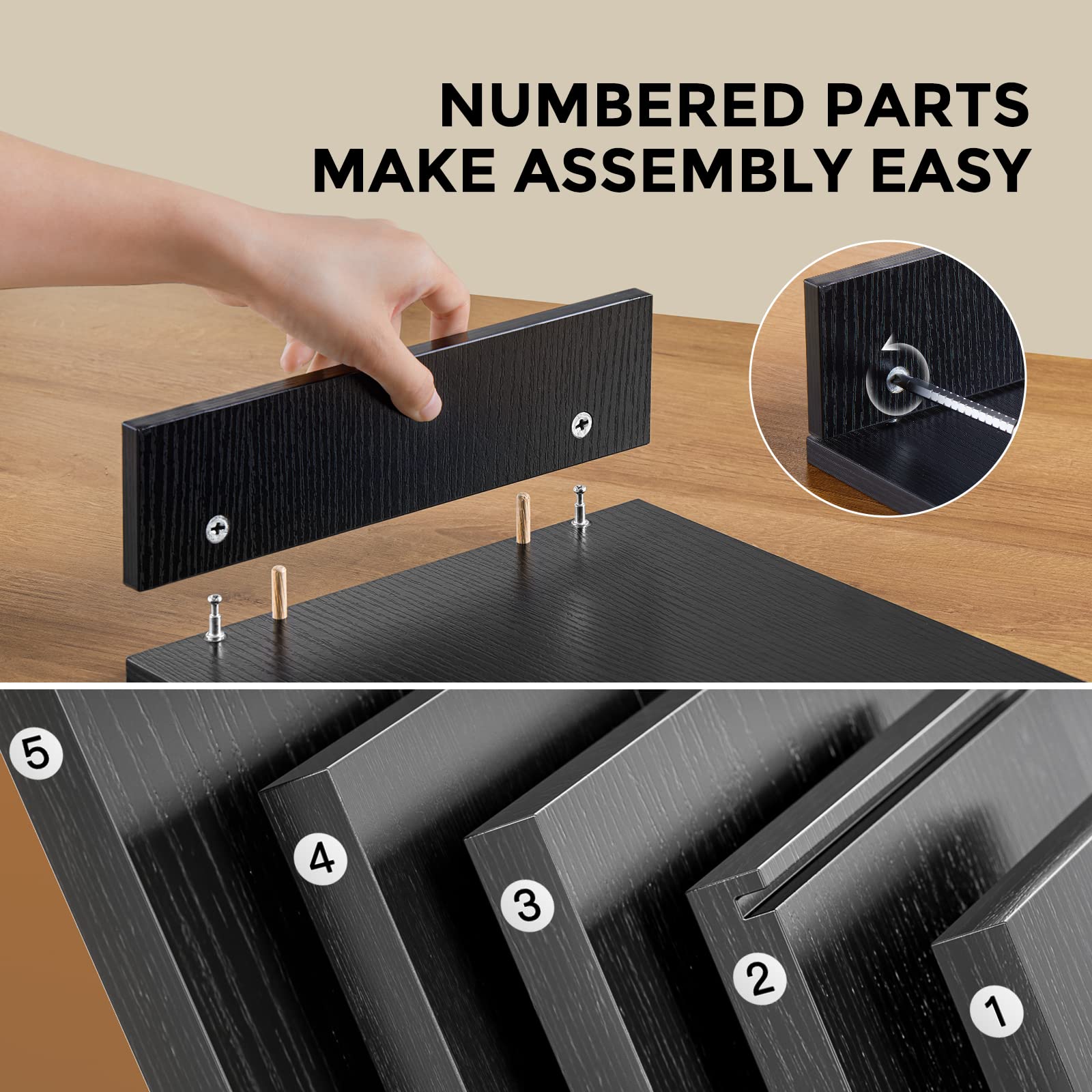LORYERGO Adjustable Dual Monitor Stand with Laptop Holder & Storage Slots - Ergonomic Height & Angle Adjustment for Home & Office Workspace