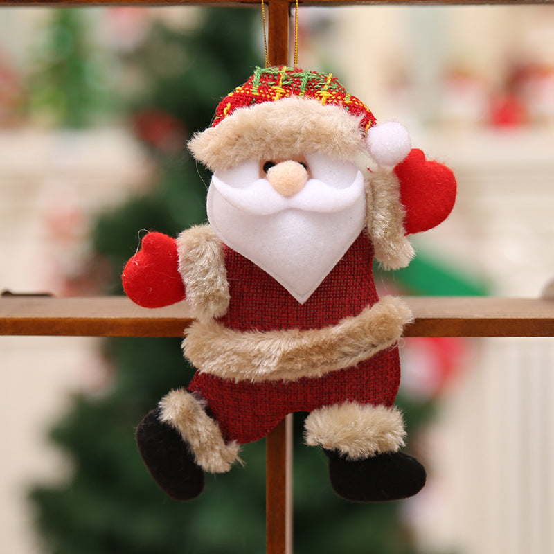 12pcs Dancing Santa Claus Ornaments - Funny Christmas Tree Decorations for Holiday Party & Home Decoration