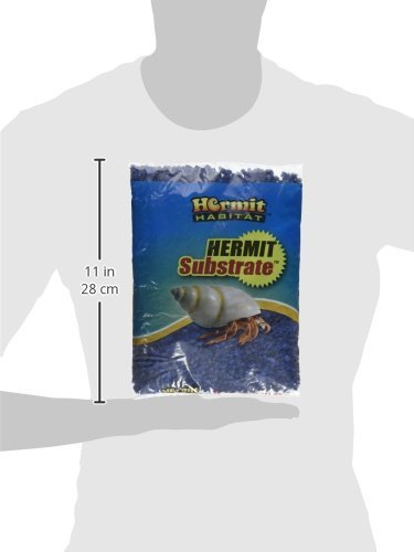 Premium Terrarium Substrates - 5-Pound Marine Blue Gravel for Reptile Tanks, Aquariums & Plant Terrariums - Natural Decorative Sand for Hermit Crabs, Geckos & Small Pets
