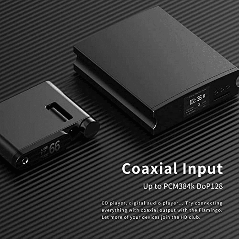 AUNE Flamingo HiFi Bluetooth Tube DAC & Headphone Amplifier - Premium Audio for Home Listening & Studio Use