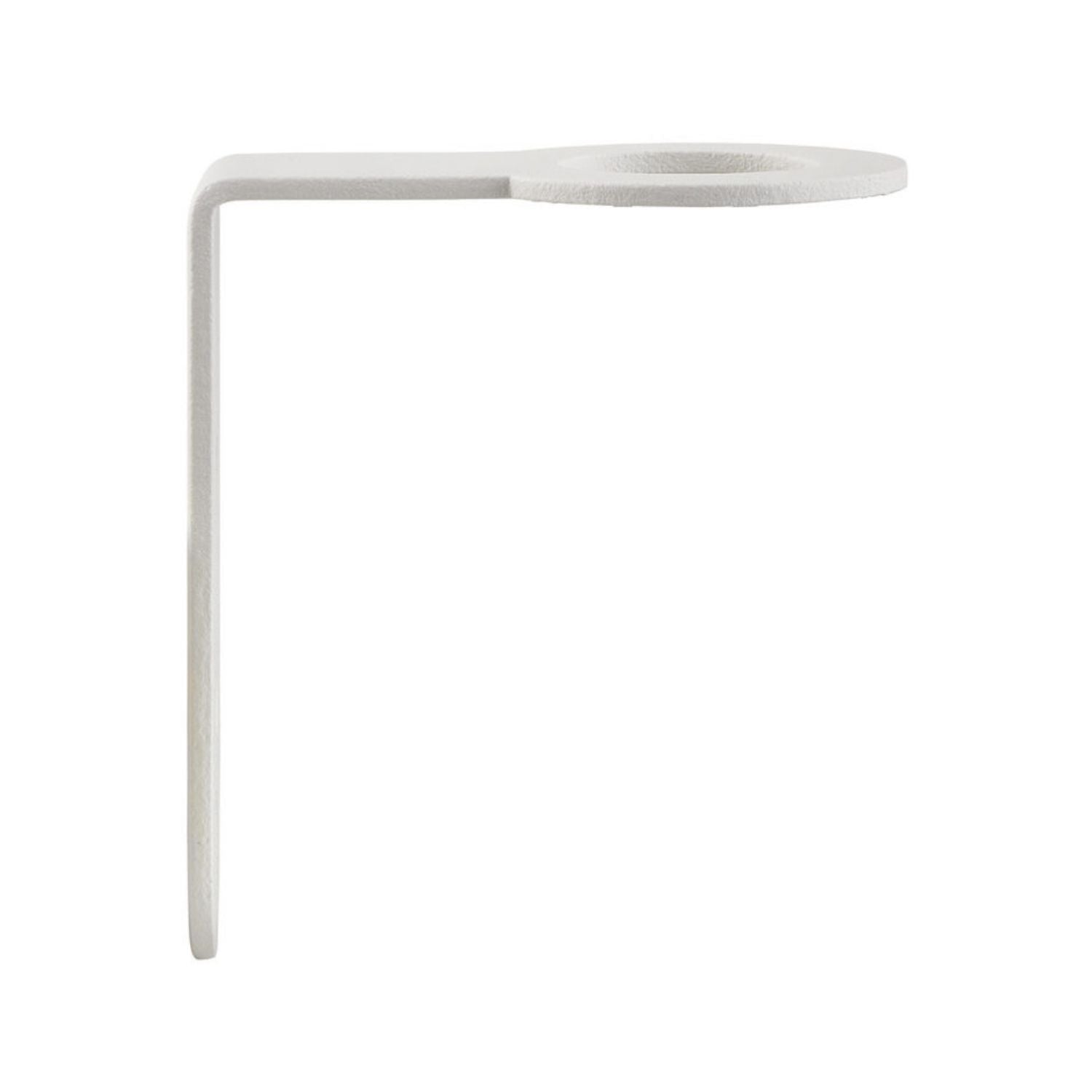 DESIGNSTUFF Floating Soap Dispenser Holder - White | Bathroom Organizer for Sink Countertop | Perfect for Modern Home, Kitchen & Guest Bathroom Decor