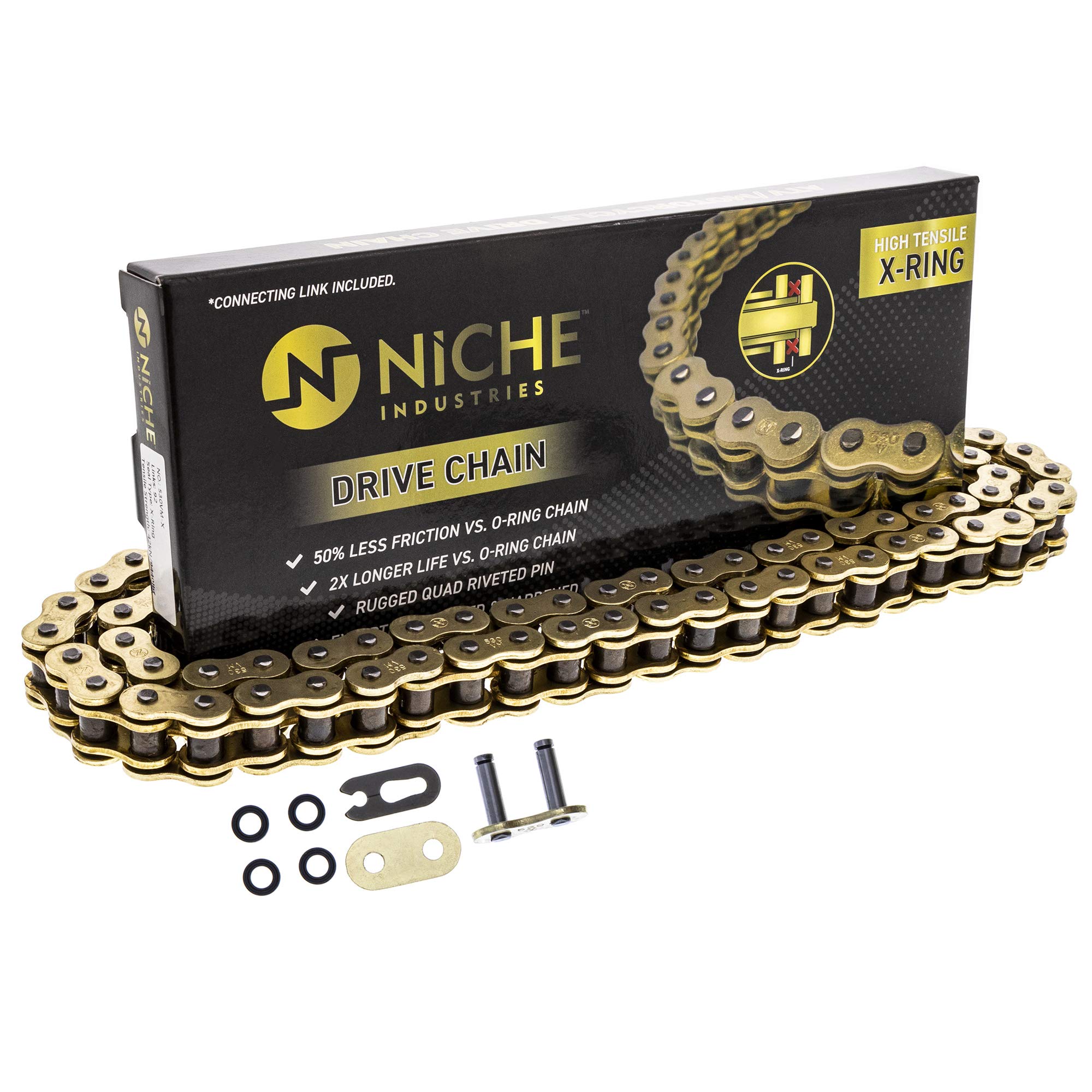 Honda CBR900RR Drive Sprocket Chain Kit - 16T Front & 43T Rear 530VM-X X-Ring 108 Links Motorcycle Parts | Perfect for Street Racing & Performance Upgrades