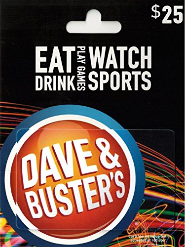 Dave & Buster's Gift Card - Perfect for Birthday Gifts, Parties & Entertainment | Redeem at 150+ Locations Across USA