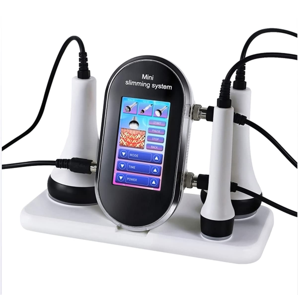 Portable 3-in-1 Cavitation Machine for Body Slimming & Skin Sculpting - Face, Waist, Thigh & Buttock Fat Reduction | Home Spa & Beauty Salon Use