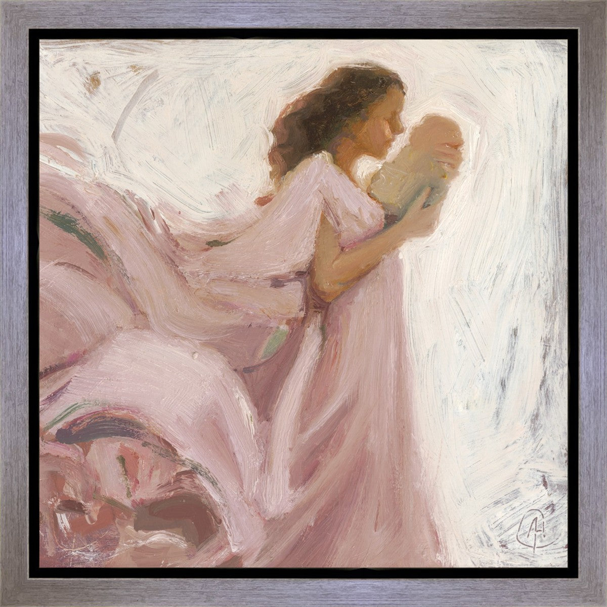Mother and Child Gallery Wrap Canvas - High Quality Art Print for Nursery, Living Room & Bedroom Decor - Perfect for Baby Showers, Gifts & Home Interior Design