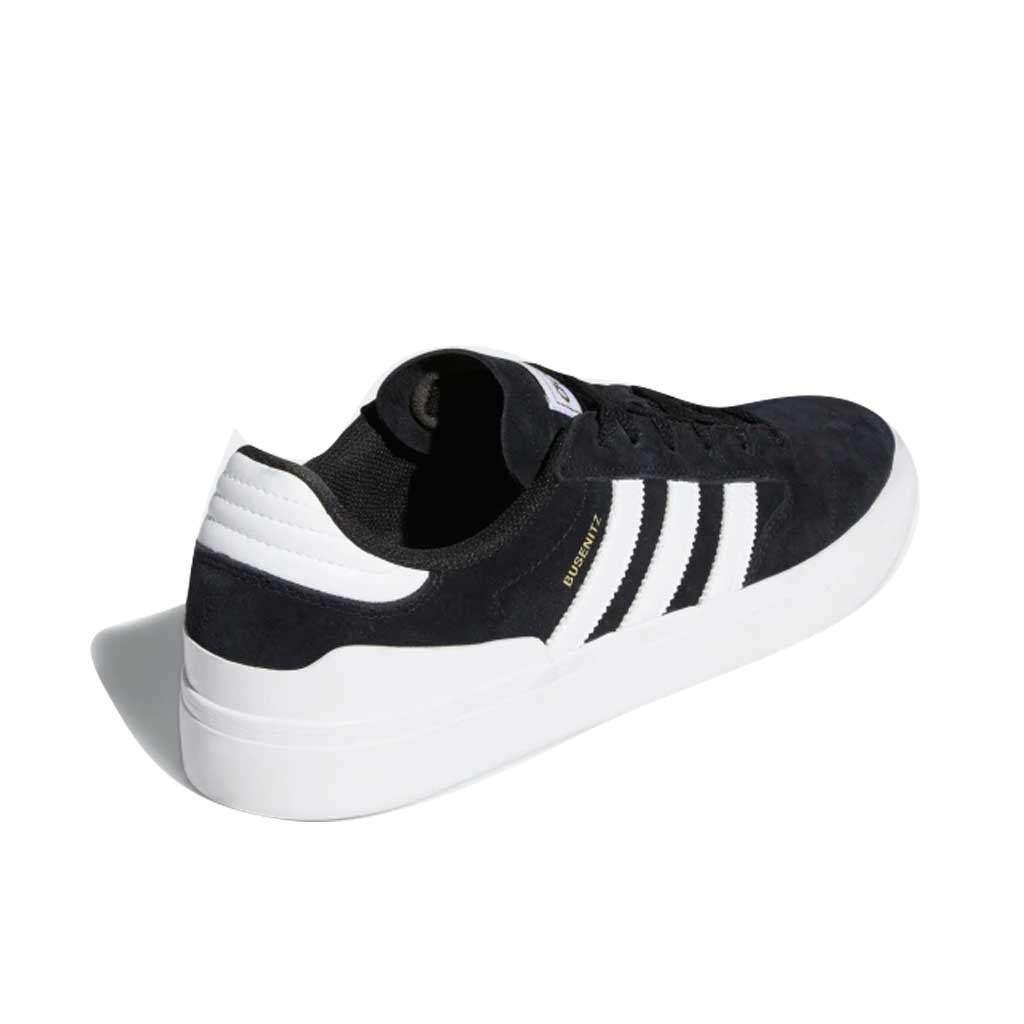 Adidas Busenitz Vulc II Skateboarding Shoes - Core Black/Cloud White/Gum for Men | Comfortable & Durable Sneakers for Skateboarding, Streetwear & Casual Wear