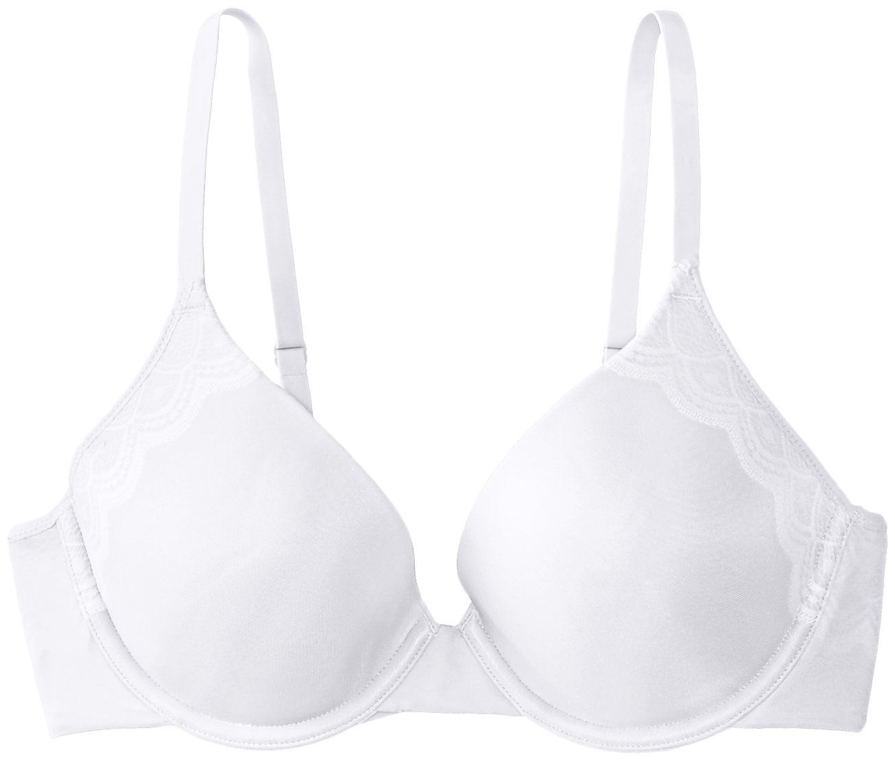Vanity Fair Women's Secret Lace Underwire Bra 75209 - Smooth Comfort Fit, Full Coverage T-Shirt Bra for Everyday Wear - Perfect for Work, Date Night & Special Occasions