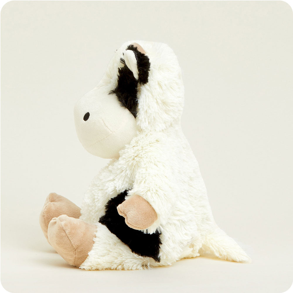 Black and White Cow Warmies - Soft Plush Microwaveable Heating Pad for Kids & Adults - Perfect for Stress Relief, Muscle Pain, and Cold Weather Comfort