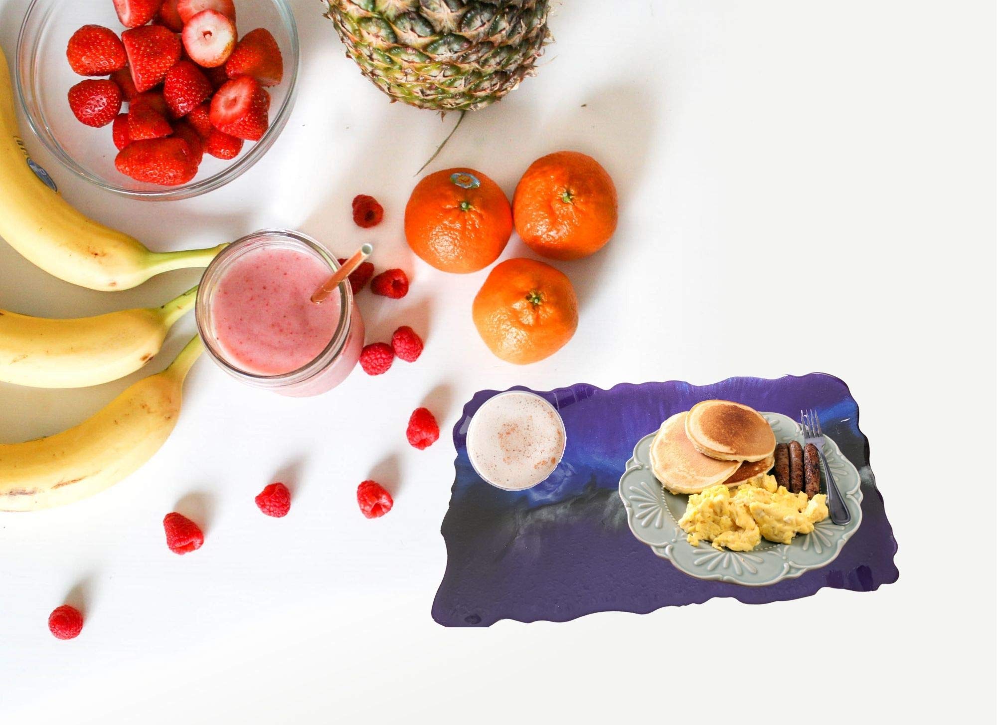 Epoxy Resin Molds Tray - Large Silicone Geode Agate Platter for DIY Crafts, Jewelry Making, Makeup Display & Serving Board | Irregular Shaped Serving Mold for Home Decor, Party Serving & Gift Giving