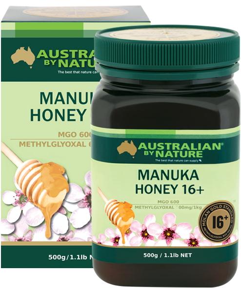 Australian By Nature Manuka Honey UMF16+ (500g) - Raw, Pure & Authentic New Zealand Honey for Immune Support, Digestion & Wellness - Perfect for Tea, Toast & Natural Remedies