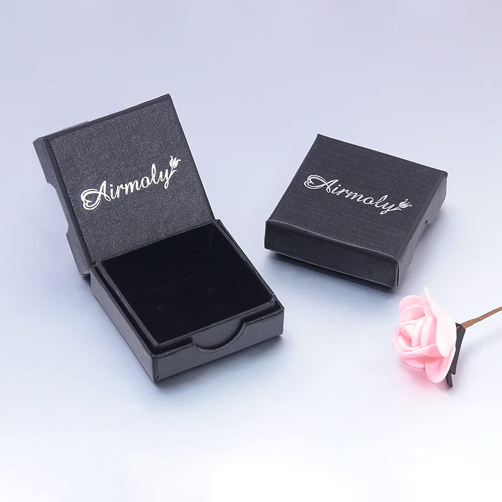 14K White Gold Plated Opal Stud Earrings for Women & Girls - 7mm Round Shape Gemstone Jewelry for Everyday Wear, Gift Giving & Special Occasions