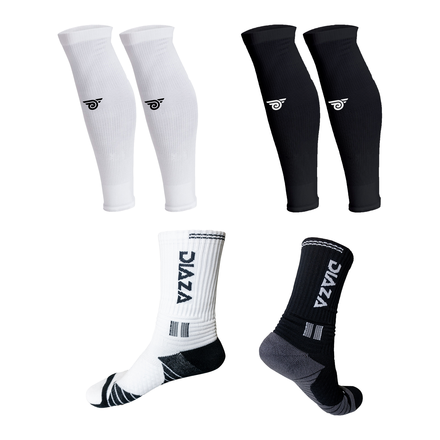 Elites United 6-Pack Comfortable Cotton Crew Socks for Men & Women - Soft, Breathable, Durable for Everyday Wear, Sports & Gifts