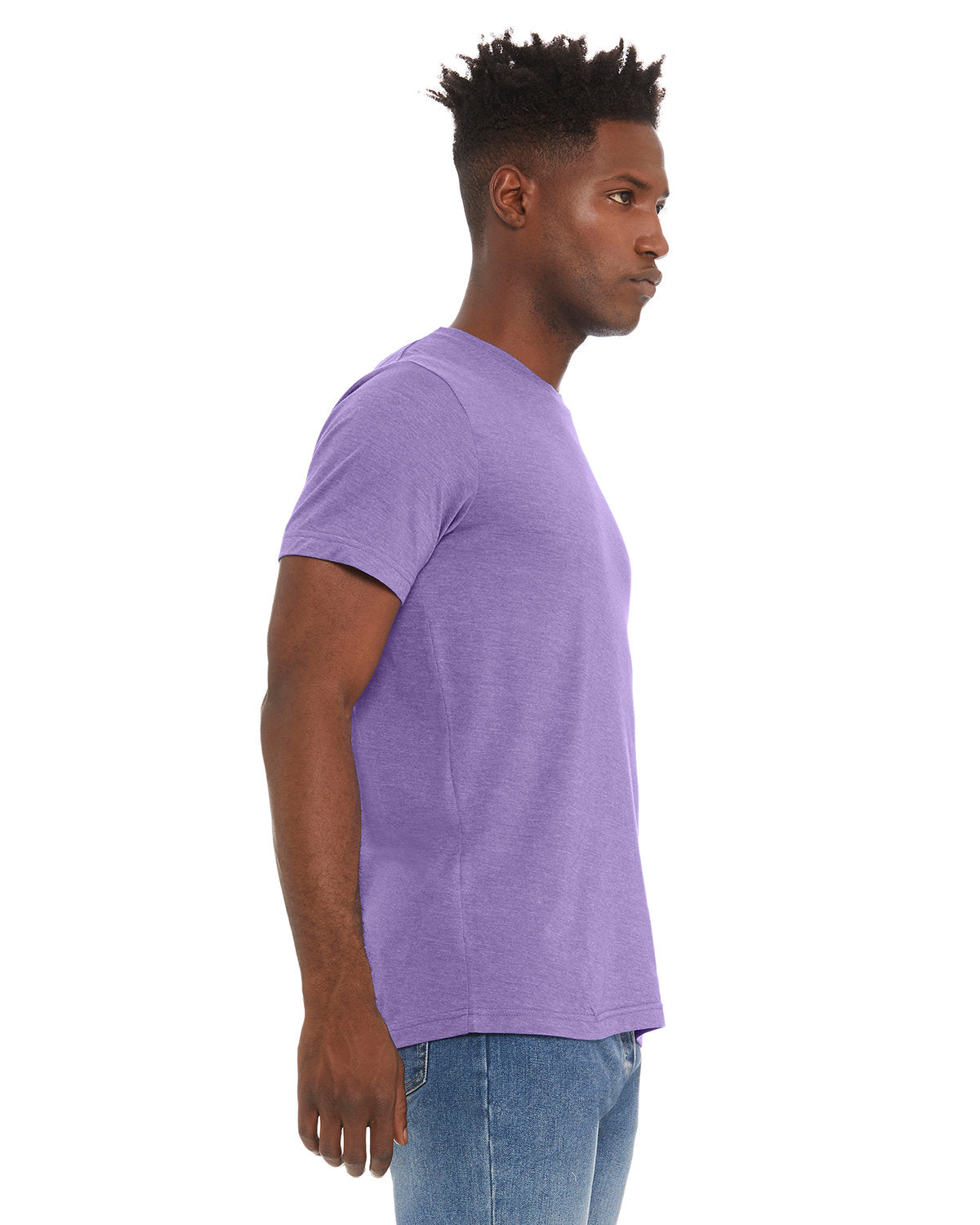 Bella + Canvas 3001CVC Unisex Heather CVC Crew Neck T-Shirt - Soft Cotton Blend Tee for Men & Women - Perfect for Casual Wear, Screen Printing & Everyday Outfits