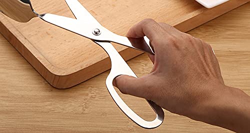 WOIWO 1-Pack Stainless Steel Food Clip - Bread, Salad & Cake Clips - Durable Kitchen Scissors Clip for Baking, Cooking & Food Storage | Perfect for Kitchen, Picnics & Meal Prep