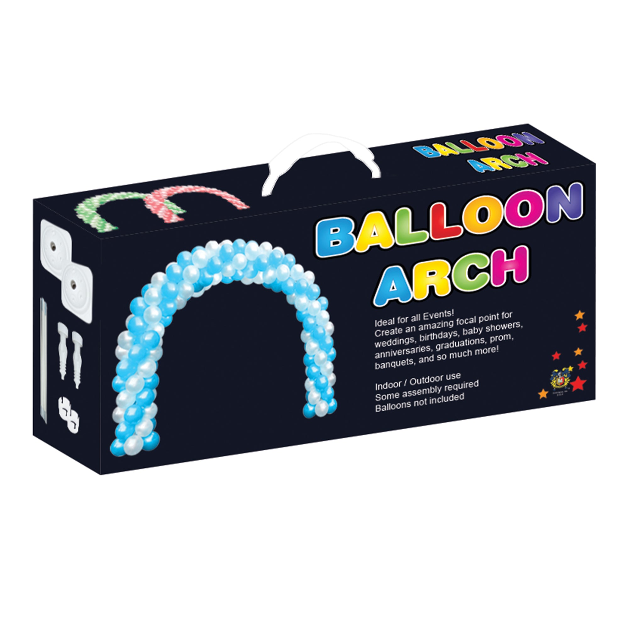 Balloon Arch Stand Kit - 19 x 9 Feet Adjustable Frame for Party Decorations | Perfect for Weddings, Birthdays, Baby Showers & Events