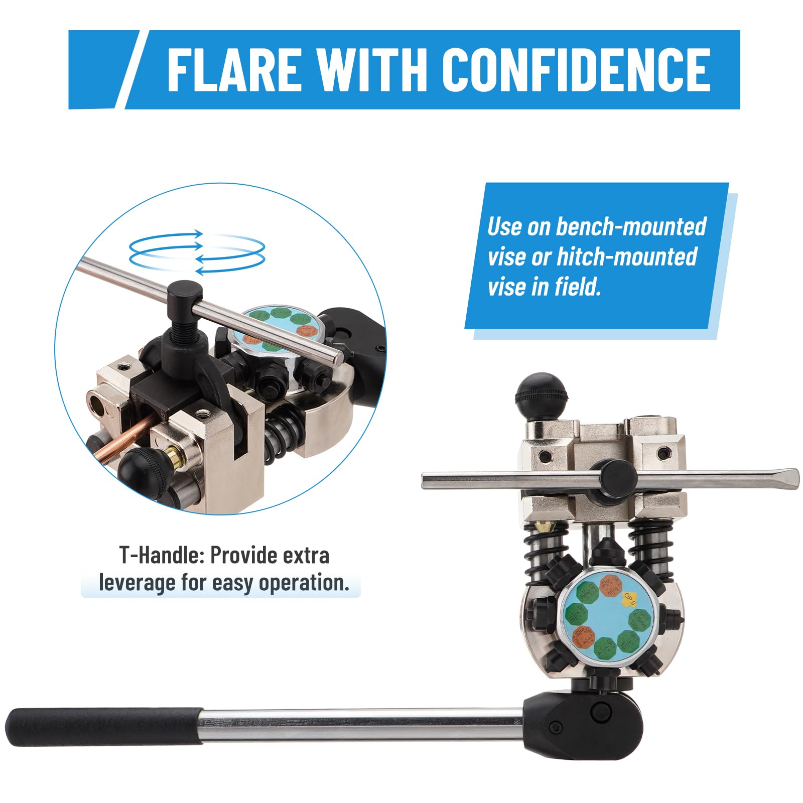 Professional Brake Line Flaring Tool Kit - 3/16