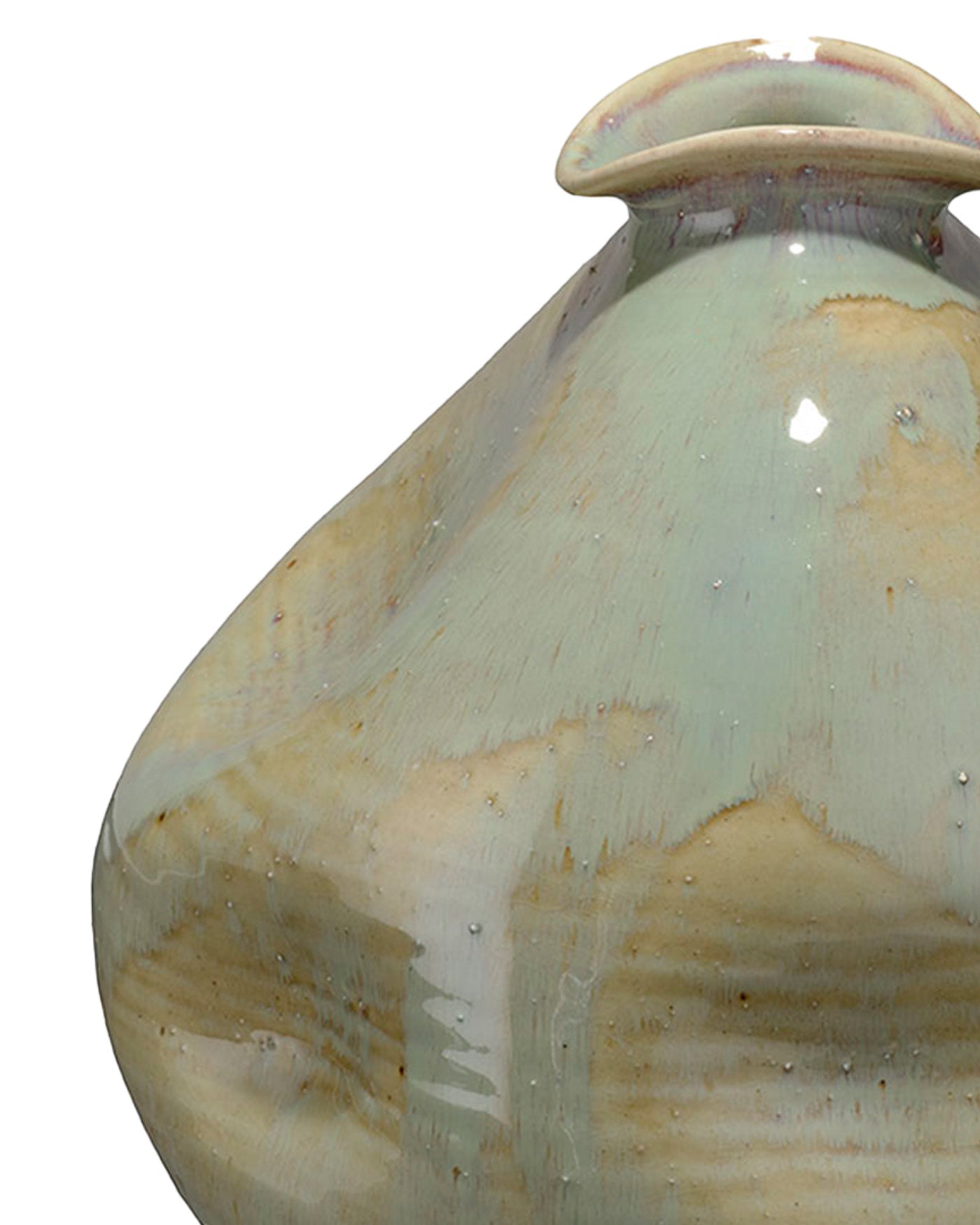 Handmade Madrid Dimpled Ceramic Vase - Modern Home Decor for Living Room, Dining Table & Wedding Centerpieces