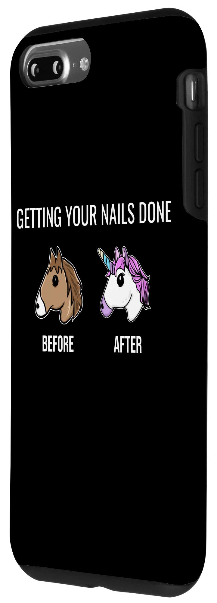 iPhone 7 Plus/8 Plus Unicorn Phone Case for Nail Technicians - Cute Protective Cover for Manicurists & Nail Artists - Perfect for Salon Work & Beauty Professionals