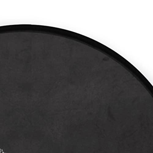 Non-Slip Black Snake Pattern Round Area Rug - 3' Diameter Doormat & Floor Mat for Bedroom, Living Room, Study | Perfect for Kids Play Area, Home Decor & High Traffic Entryways