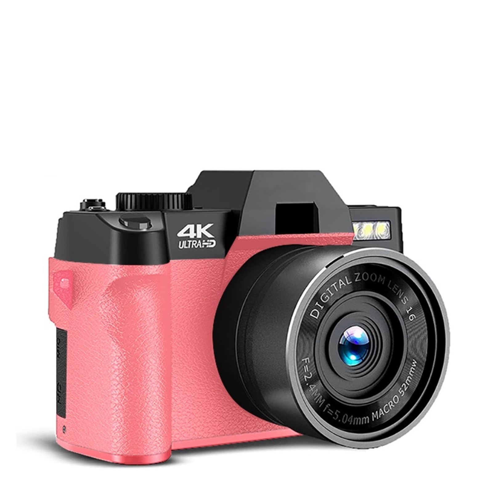 4K 48MP Digital Video Camera with 180° Flip Screen & 16X Zoom - Vlogging Camera for YouTube, Travel Vlogging, Photography (Includes 32GB SD Card & 4 Accessories) - Perfect for Content Creators, Beginners & Travel Enthusiasts