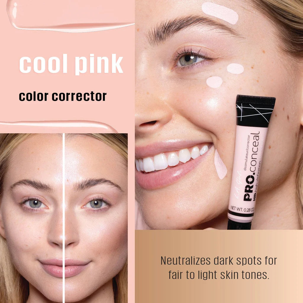 L.A. Girl HD Pro Concealer - Full Coverage Liquid Concealer for Dark Circles & Blemishes - Vegan & Cruelty-Free Makeup - Perfect for Everyday Wear & Professional Makeup Looks