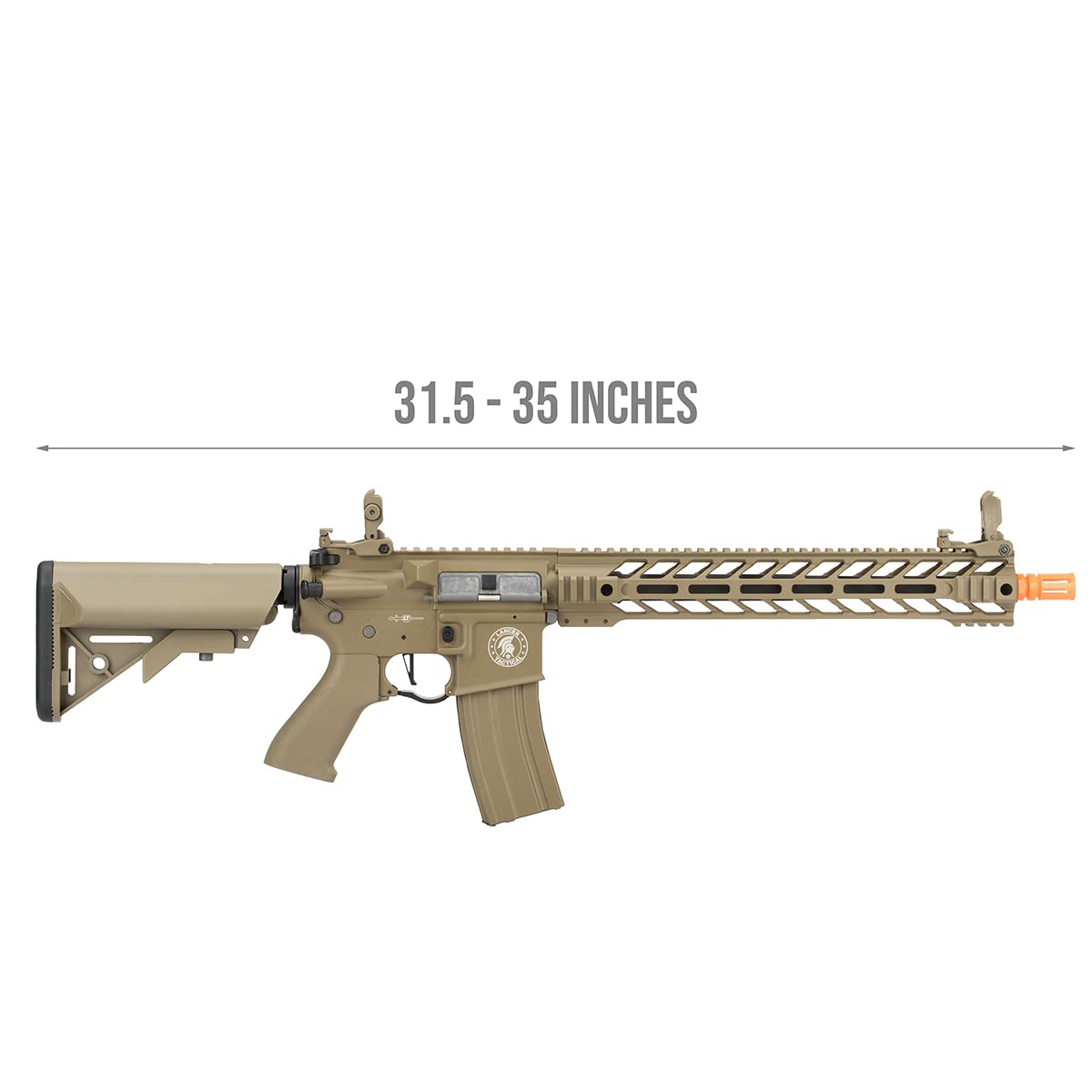 Lancer Tactical Proline Full Metal M4 ETU & Mosfet Enforcer Battle Hawk 14