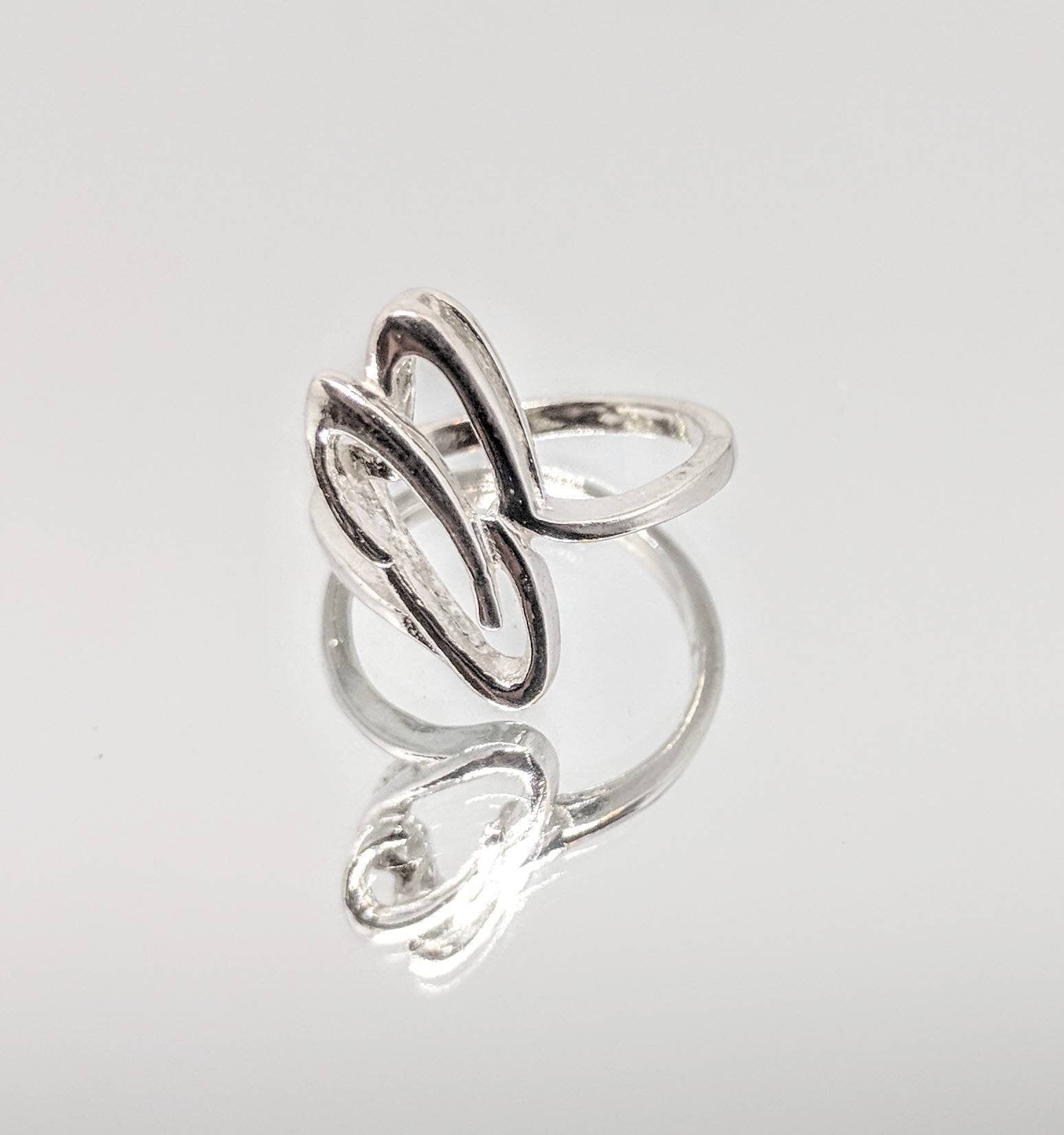 14K Gold or Sterling Silver Freeform Ring Shank Size 7 - DIY Jewelry Making Kit, Fashion Statement Ring for Women (168 032/148 032) | Perfect for Handmade Jewelry, Gift Giving & Special Occasions