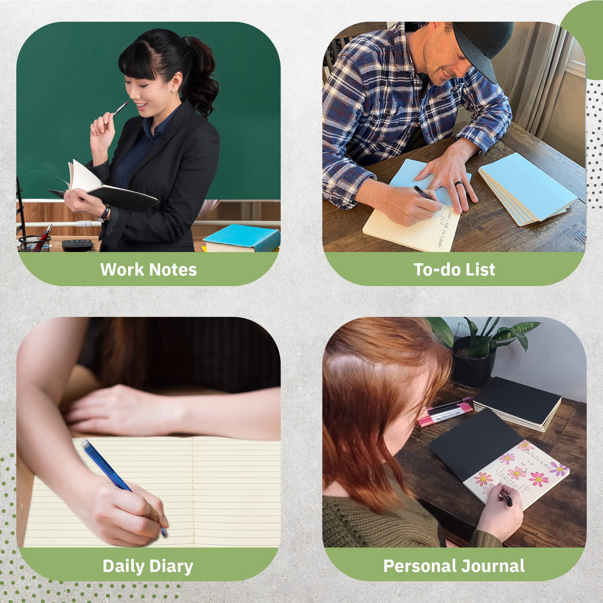 Simply Genius A5 Notebooks - 30 Pack, 5.5