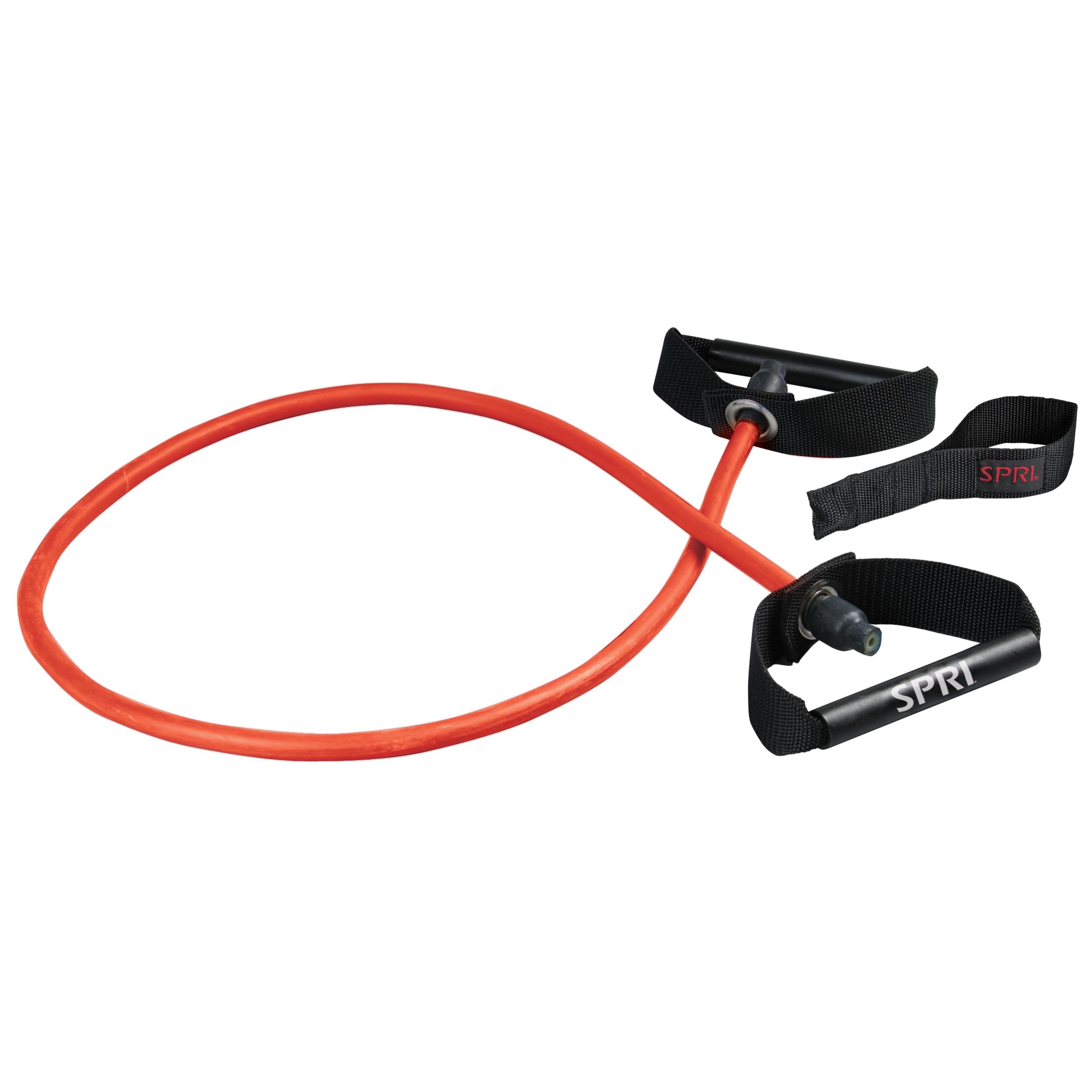 SPRI Xertube Resistance Bands with Handles - Premium Exercise Tubes for Home Gym, Strength Training & Physical Therapy | Includes Door Anchor Attachment for Full-Body Workouts - Perfect for Fitness Enthusiasts & Rehab Patients