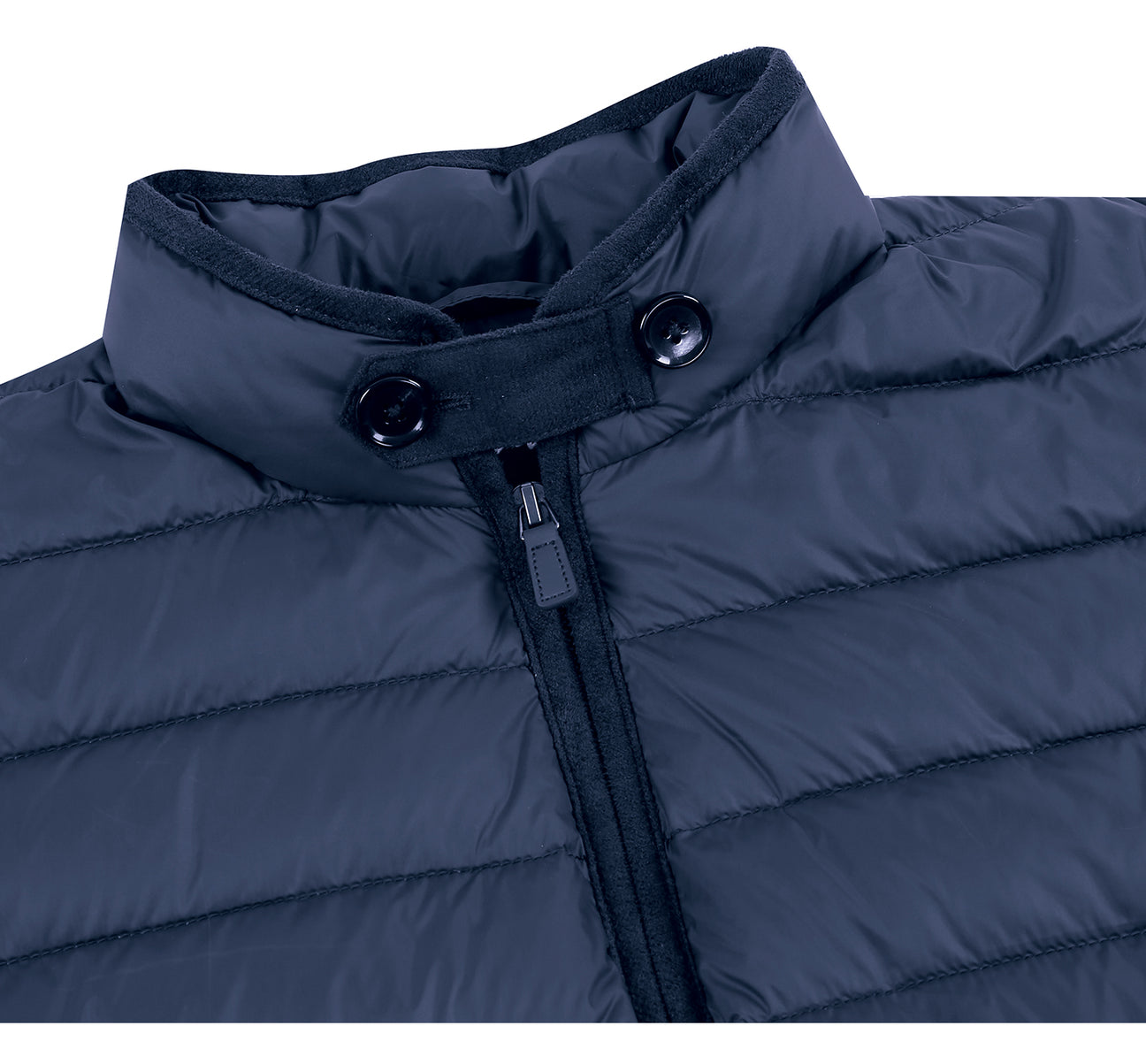 Alessandro Vitello by Renoir Jonathan Nylon Down Blue Vest 831 10 - Lightweight Insulated Winter Vest for Men, Fashionable Puffer Vest Jacket for Outdoor Activities, Hiking & Casual Wear