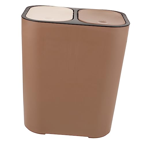 GATHINESS Rustic Office Trash Can - Farmhouse Wastebasket with Dual Purpose Design for Home & Office Decor | Perfect for Living Room, Bedroom, or Workspace Organization