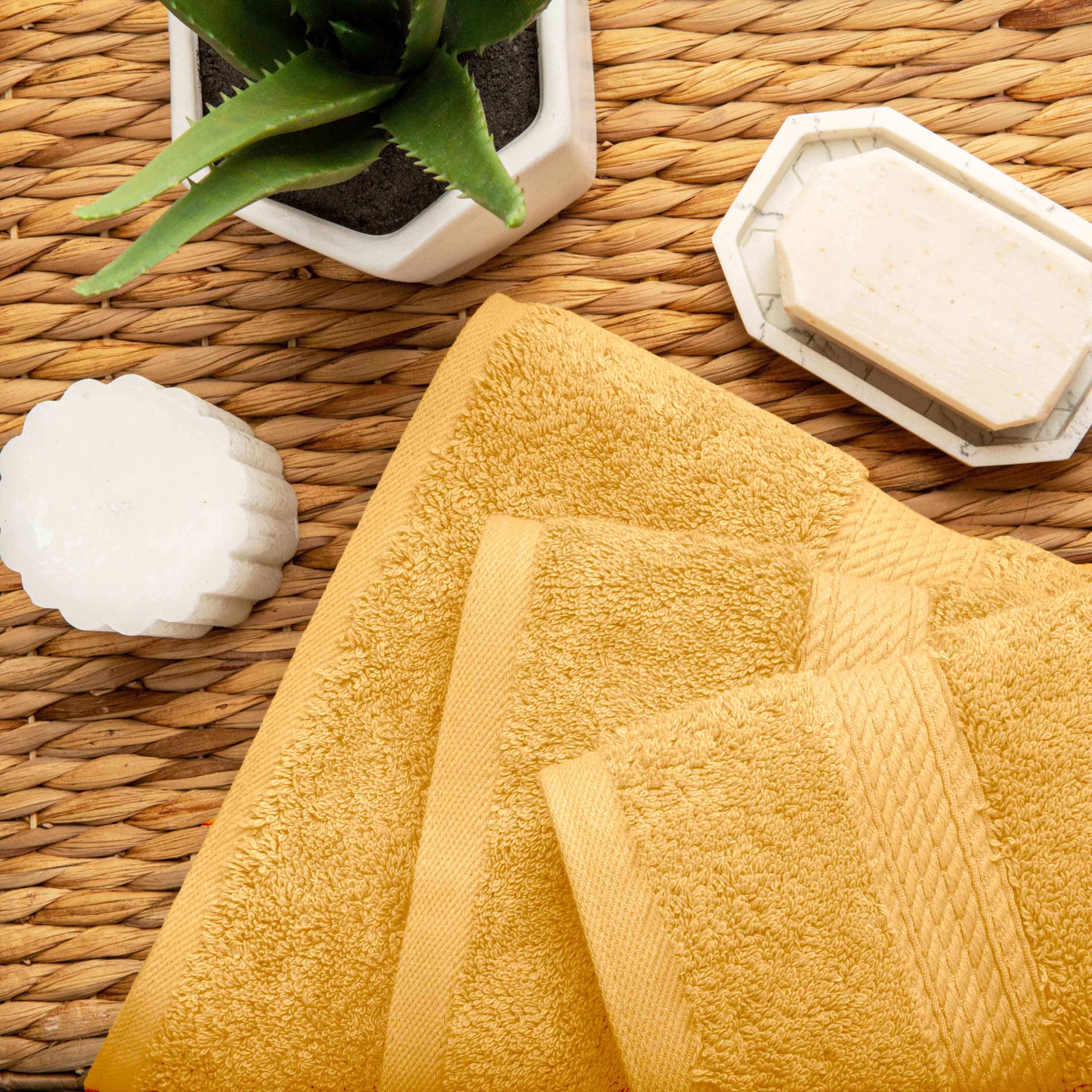Premium Egyptian Cotton Bath Towel Set - 3 Piece Plush, Heavyweight & Ultra Soft for Spa, Bathroom & Luxury Home Use