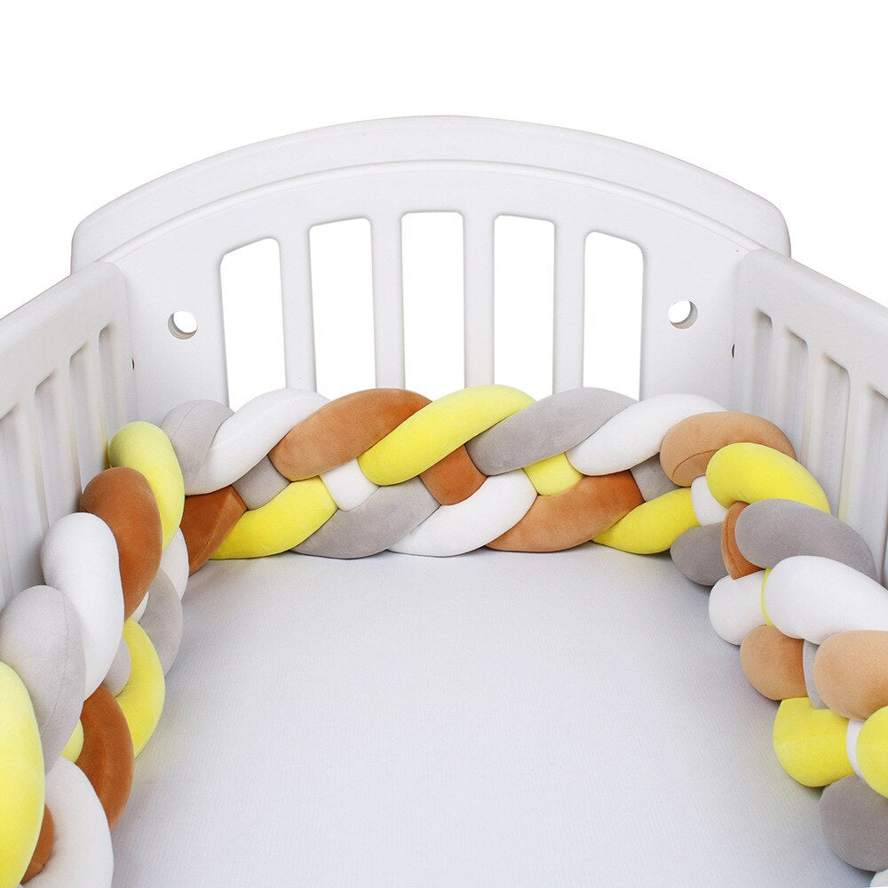 Versatile Cot Bumper - Universal Crib Bumper Pad for All Baby Cribs | Soft & Breathable Nursery Bedding for Safe Infant Sleep