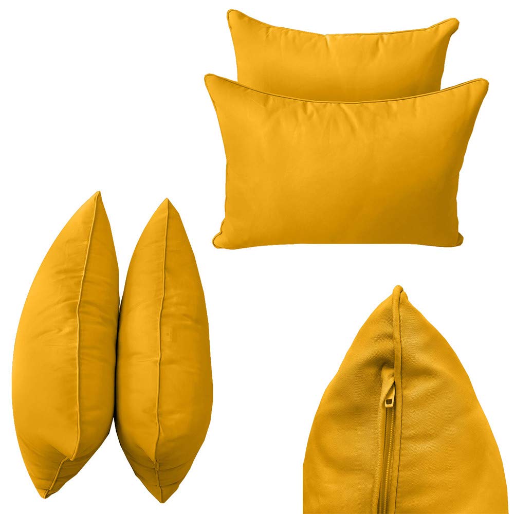Prolinemax Outdoor Style 4-Piece Daybed Set - Fitted Sheet, Bolster Pillow & Piped Trim Cover | Waterproof & Durable | Perfect for Patio, Sunroom or Poolside Lounging