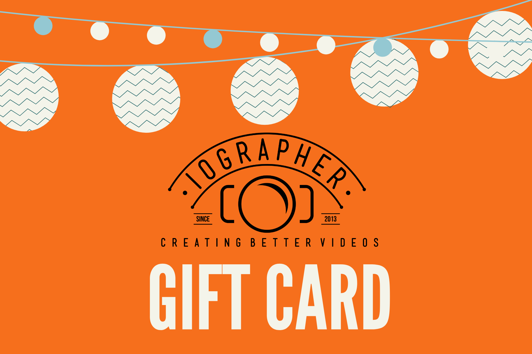 iOgrapher Gift Card - Perfect for Filmmakers, YouTubers & Content Creators - Ideal for Mobile Video Production & Vlogging Accessories
